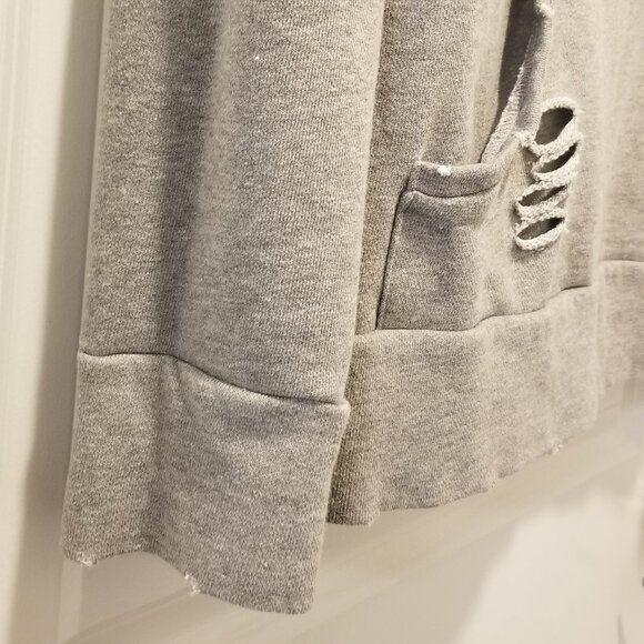 LIKE NEW Women's Chelsea DeBoer XS Distressed Hoodie - Picture 8 of 16